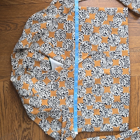 Topshop Cropped Double Breasted Jacket Size 10 - Picture 9 of 10